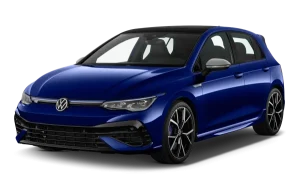 voiture golf bleue